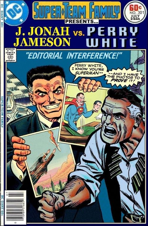 perry white j.jonah jameson superman spider man
